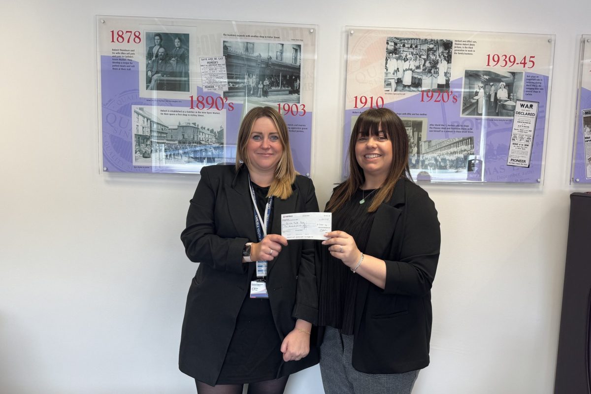 Proudly continuing our support of Carlisle Youth Zone