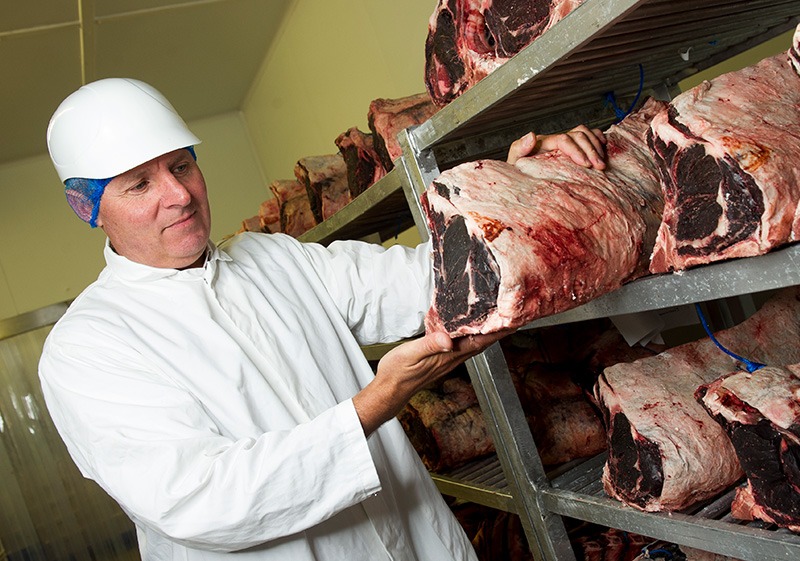 Our 21-day dry aged beef